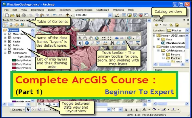 Complete ArcGIS Course: Beginner To Expert - ArcMap Intro - Part 1