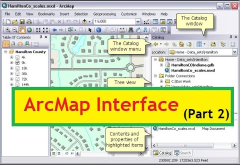 ArcMap Interface - Complete ArcGIS Course: Beginner To Expert - Urdu / Hindi - Part 2