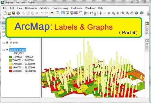 ArcMap: Labels and Graphs - Complete ArcGIS Course - Urdu / Hindi - Part 6