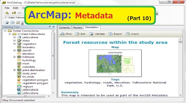 ArcMap: Metadata - Complete ArcGIS Course - Urdu / Hindi - Part 10