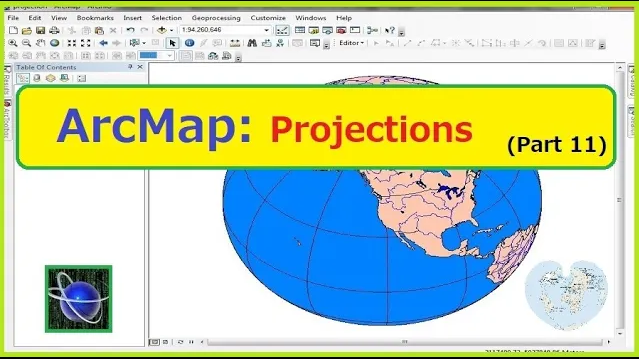 ArcMap: Projections Coordinate Systems - Complete ArcGIS Course - Urdu / Hindi - Part 11