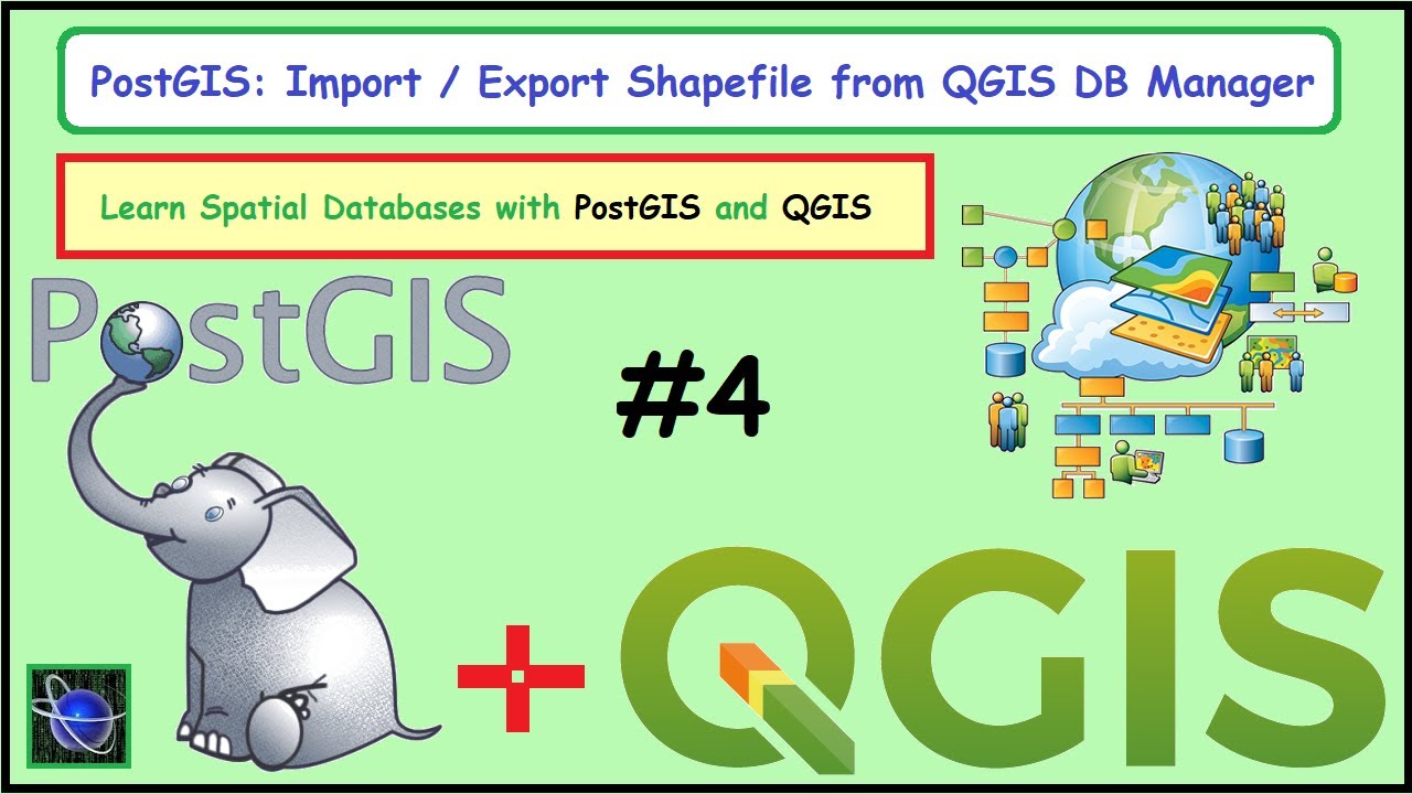 PostGIS: Import / Export Shapefile from QGIS DB Manager - Urdu / Hindi - Part 4
