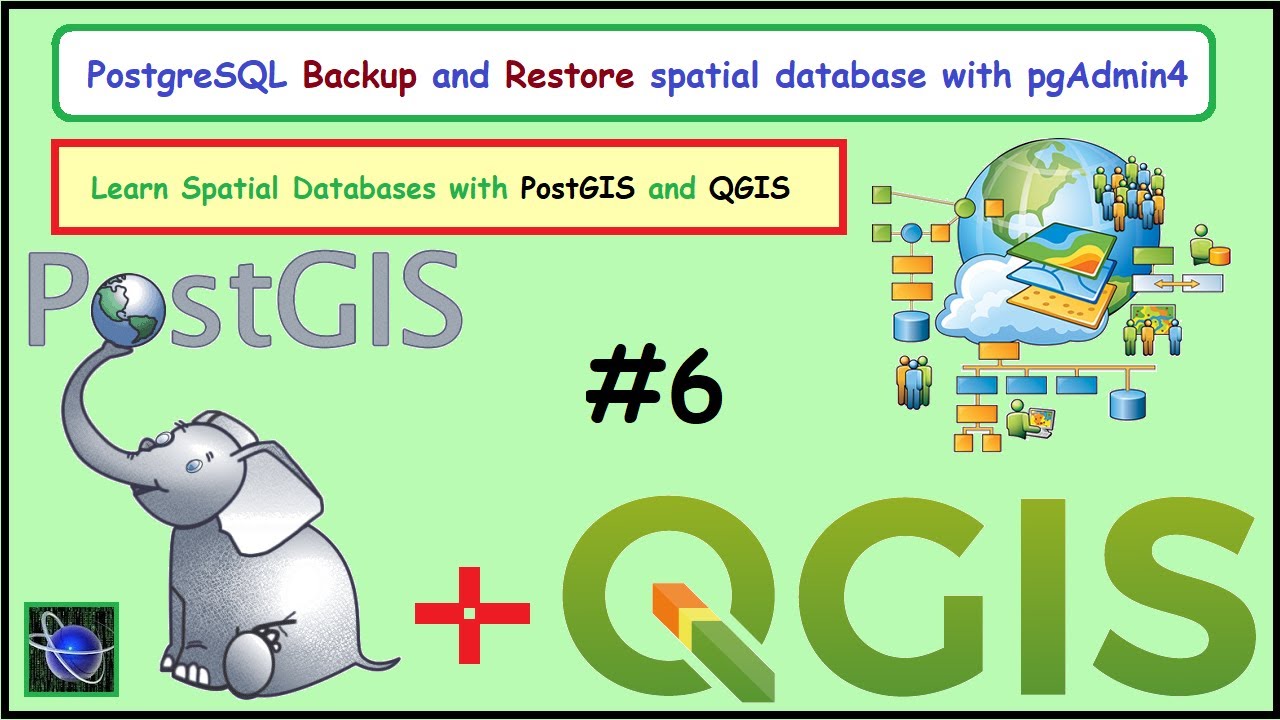 PostgreSQL backup and restore spatial database with pgAdmin4 - Urdu / Hindi - Part 6