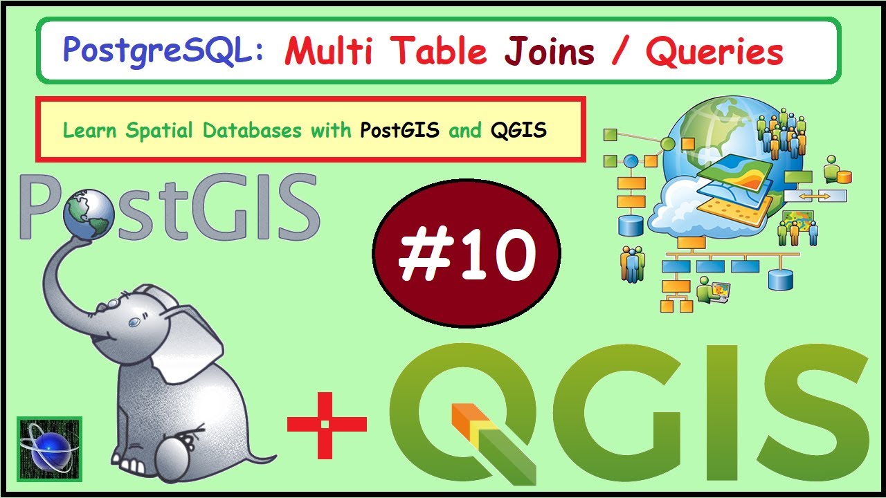 Multi Table Joins - Queries in PostgreSQL - Learn Spatial DB with PostGIS - QGIS - 10