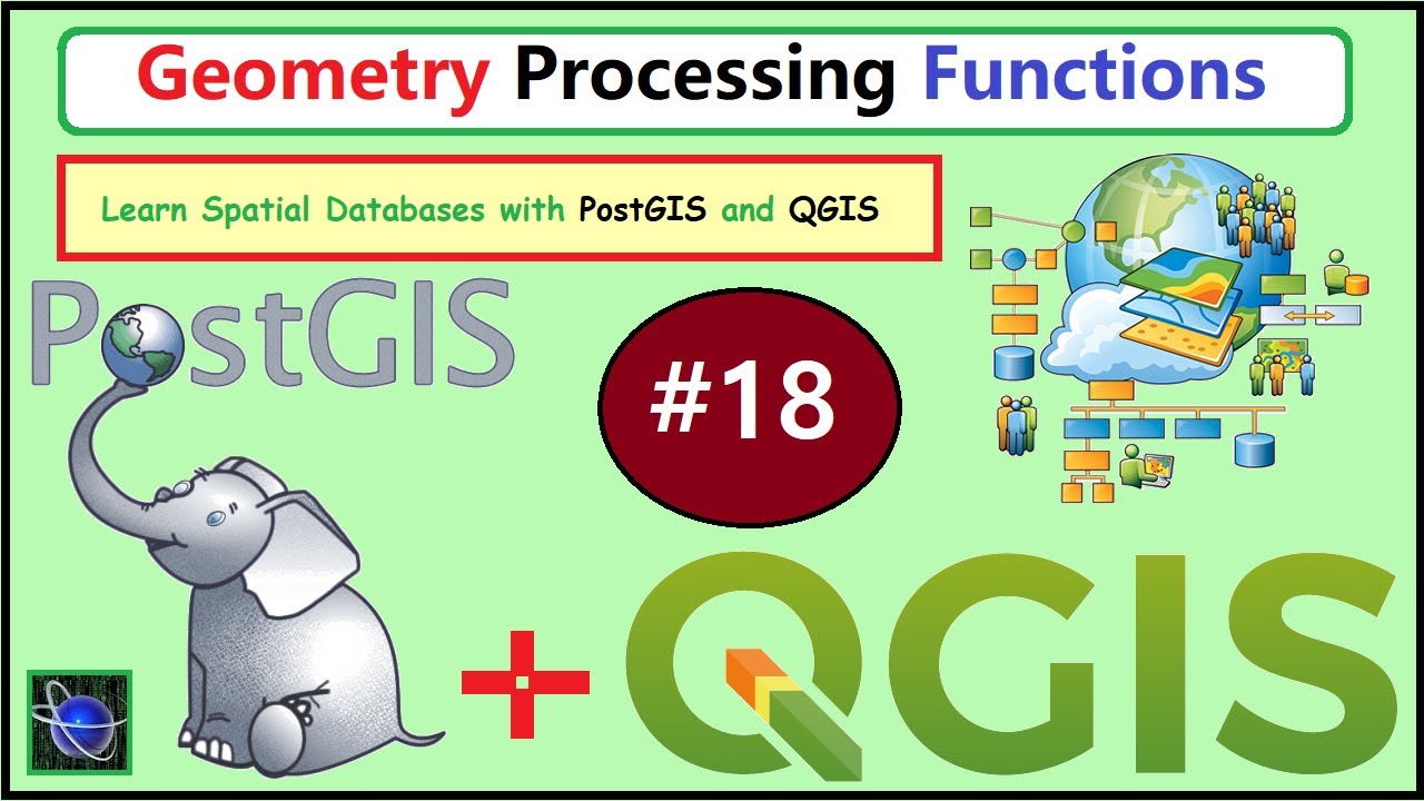 Geometry Processing Functions with Spatial Joins - PostGIS QGIS PG - Urdu / Hindi / Eng - 18