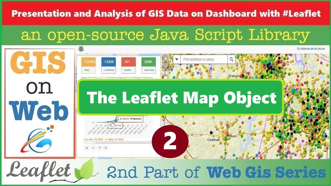 The Leaflet Map Object - WebGIS - GIS Data on Dashboard with Leaflet JS API - 2