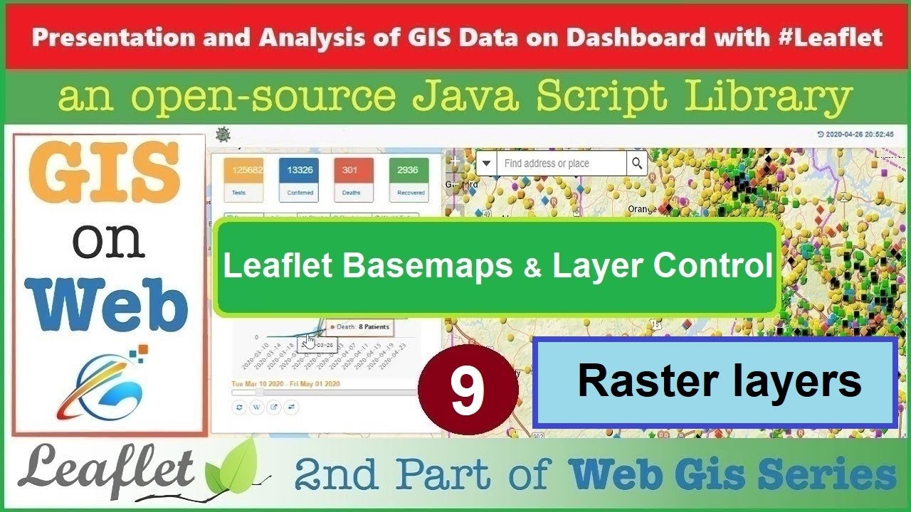 Raster Layer as Basemaps and Layers Control - GIS Data on Web with Leaflet JS API - 9
